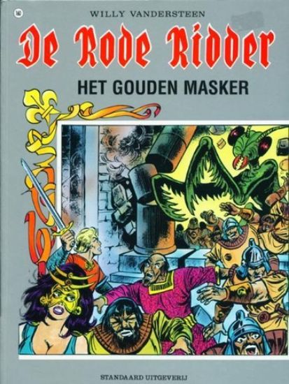 Afbeelding van Rode ridder #160 - Gouden masker - Tweedehands (STANDAARD, zachte kaft)