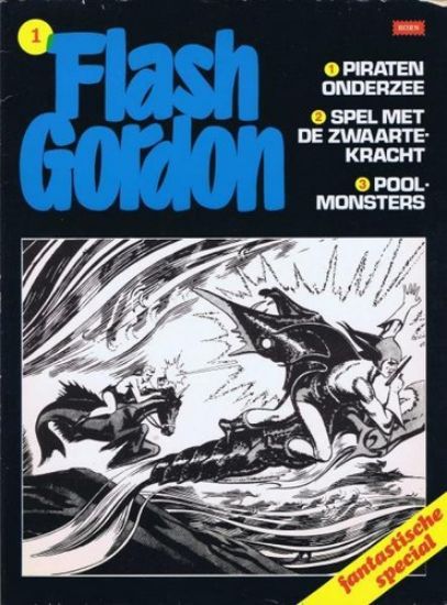 Afbeelding van Flash gordon #1 - Piraten onderzee-spel met zwaartekracht-poolmonsters - Tweedehands (BORN, zachte kaft)