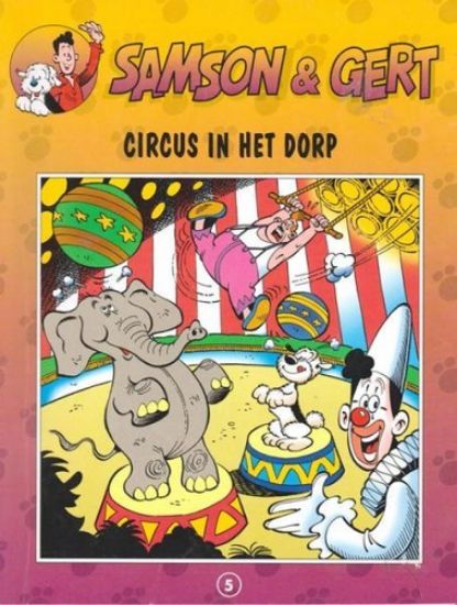 Afbeelding van Samson en gert #5 - Circus in het dorp - Tweedehands (STUDIO 100, zachte kaft)