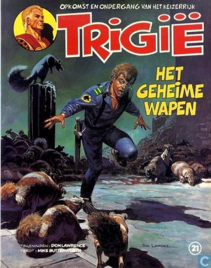 Afbeelding van Trigie #21 - Geheime wapen - Tweedehands (OBERON, zachte kaft)