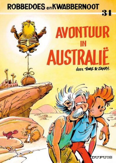 Afbeelding van Robbedoes #34 - Avontuur in australie - Tweedehands (DUPUIS, zachte kaft)