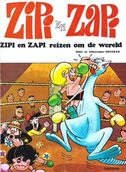 Afbeelding van Zipi en zapi - Zipi en zapi reizen om de wereld - Tweedehands (VRIJBUITER/SCHORPIOEN, zachte kaft)