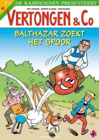 Afbeelding van Vertongen & co #42 - Balthazar zoekt het spoor - Tweedehands (STANDAARD, zachte kaft)