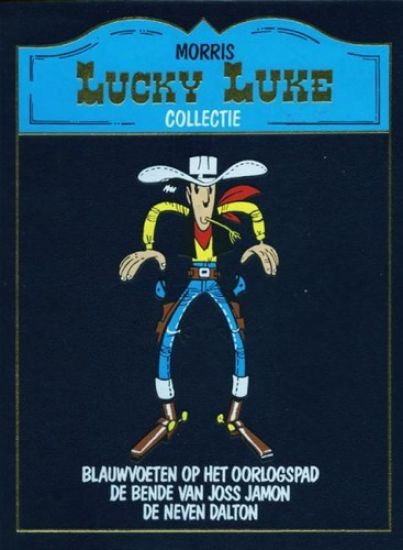 Afbeelding van Lucky luke lekturama - Blauwvoeten/bende joiss jamon/neven dalton (LEKTURAMA, harde kaft)