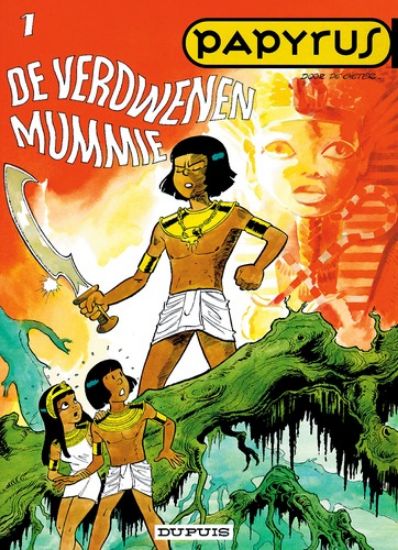 Afbeelding van Papyrus #1 - Verdwenen mummie - Tweedehands (DUPUIS, zachte kaft)