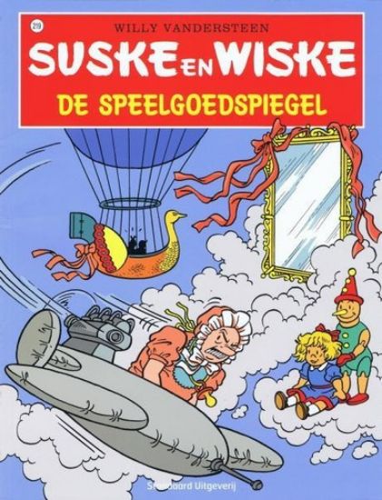 Afbeelding van Suske en wiske #219 - Speelgoedspiegel (nieuwe cover) - Tweedehands (STANDAARD, zachte kaft)