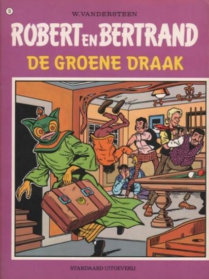 Afbeelding van Robert bertrand #11 - Groene draak - Tweedehands (STANDAARD, zachte kaft)