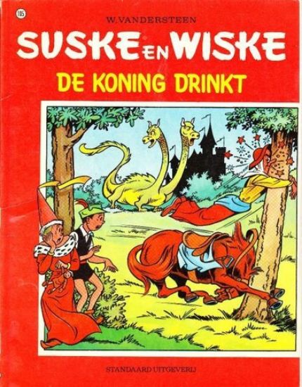 Afbeelding van Suske en wiske #105 - Koning drinkt - Tweedehands (STANDAARD, zachte kaft)