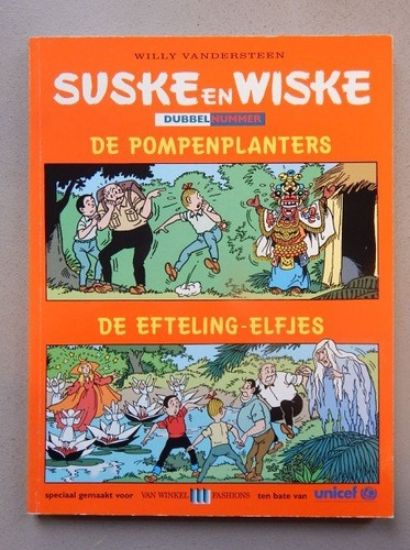 Afbeelding van Suske en wiske - Pompenplanters/efteling elfjes (unicef) - Tweedehands (STANDAARD, zachte kaft)