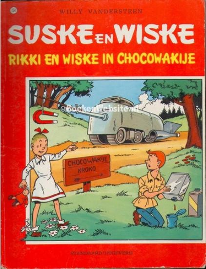 Afbeelding van Suske en wiske #154 - Rikki en wiske in chocowakije - Tweedehands (STANDAARD, zachte kaft)