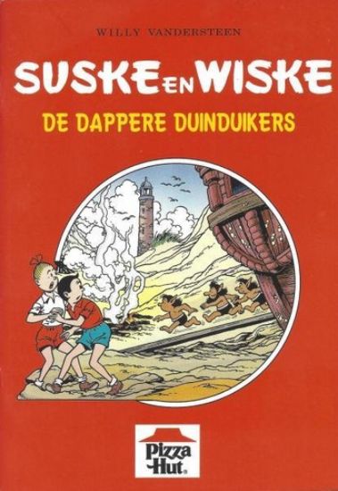 Afbeelding van Suske en wiske pizza hut - Dappere duinduikers (pizza hut) - Tweedehands (STANDAARD, zachte kaft)