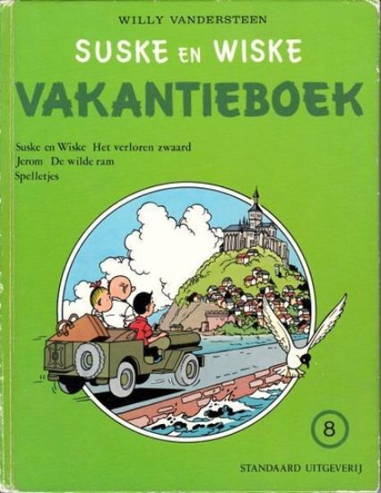 Afbeelding van Suske en wiske vakantieboek #8 - Vakantieboek 1980 - Tweedehands (STANDAARD, harde kaft)