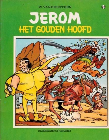 Afbeelding van Jerom #22 - Gouden hoofd - Tweedehands (STANDAARD, zachte kaft)