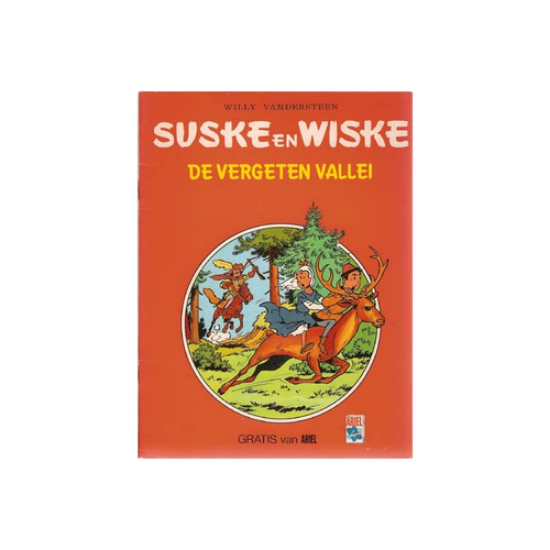 Afbeelding van Suske en wiske reclame diversen - Vergeten vallei (ariel) - Tweedehands (STANDAARD, zachte kaft)