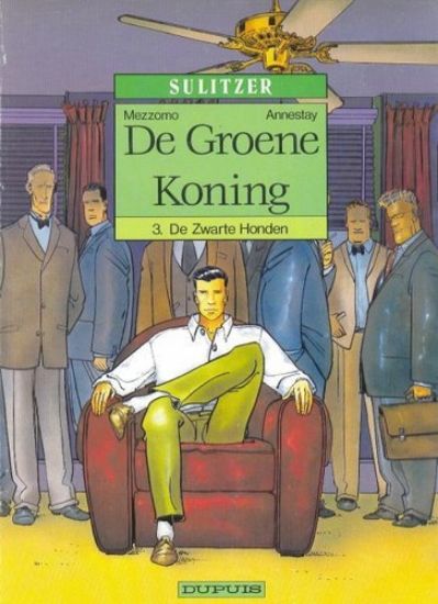 Afbeelding van Groene koning #3 - Zwarte honden - Tweedehands (DUPUIS, zachte kaft)