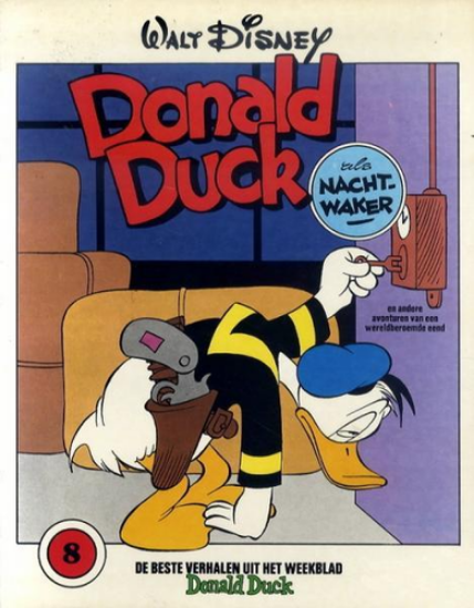 Afbeelding van Donald duck #8 - Nachtwaker - Tweedehands (SANOMA, zachte kaft)