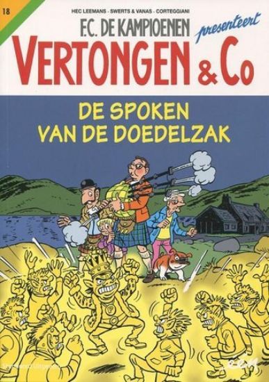 Afbeelding van Vertongen & co #18 - Spoken van de doedelzak (STANDAARD, zachte kaft)