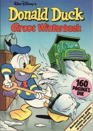 Afbeelding van Donald duck winterboek - Groot winterboek 1987 - Tweedehands (OBERON, zachte kaft)