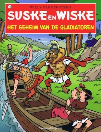 Afbeelding van Suske en wiske #113 - Geheim van de gladiatoren - Tweedehands (STANDAARD, zachte kaft)