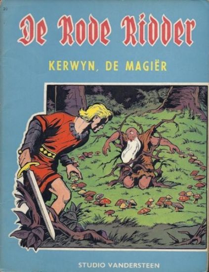 Afbeelding van Rode ridder #20 - Kerwyn, de magiër(zw/wit) (STANDAARD, zachte kaft)