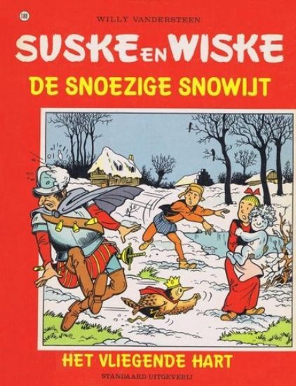 Afbeelding van Suske en wiske #188 - Snoezige snowijt/vliegend hart - Tweedehands (STANDAARD, zachte kaft)