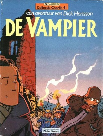 Afbeelding van Collectie charlie #41 - Dick herisson : de vampier - Tweedehands (DARGAUD, zachte kaft)