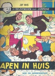 Afbeeldingen van Jommeke #20 - Apen in huis (zw/wit) - Tweedehands